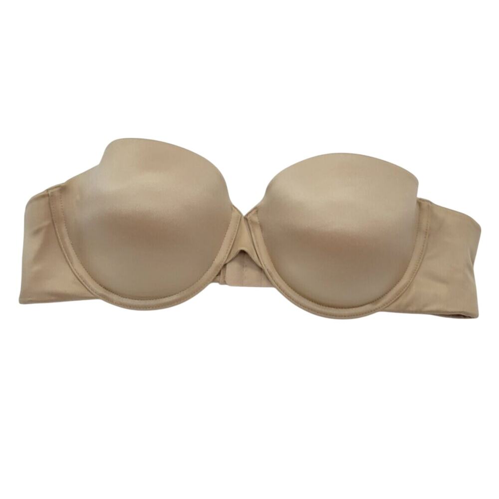 Maidenform Custom‎ Lift Tan Padded Strapless Underwire Bra Size 36B